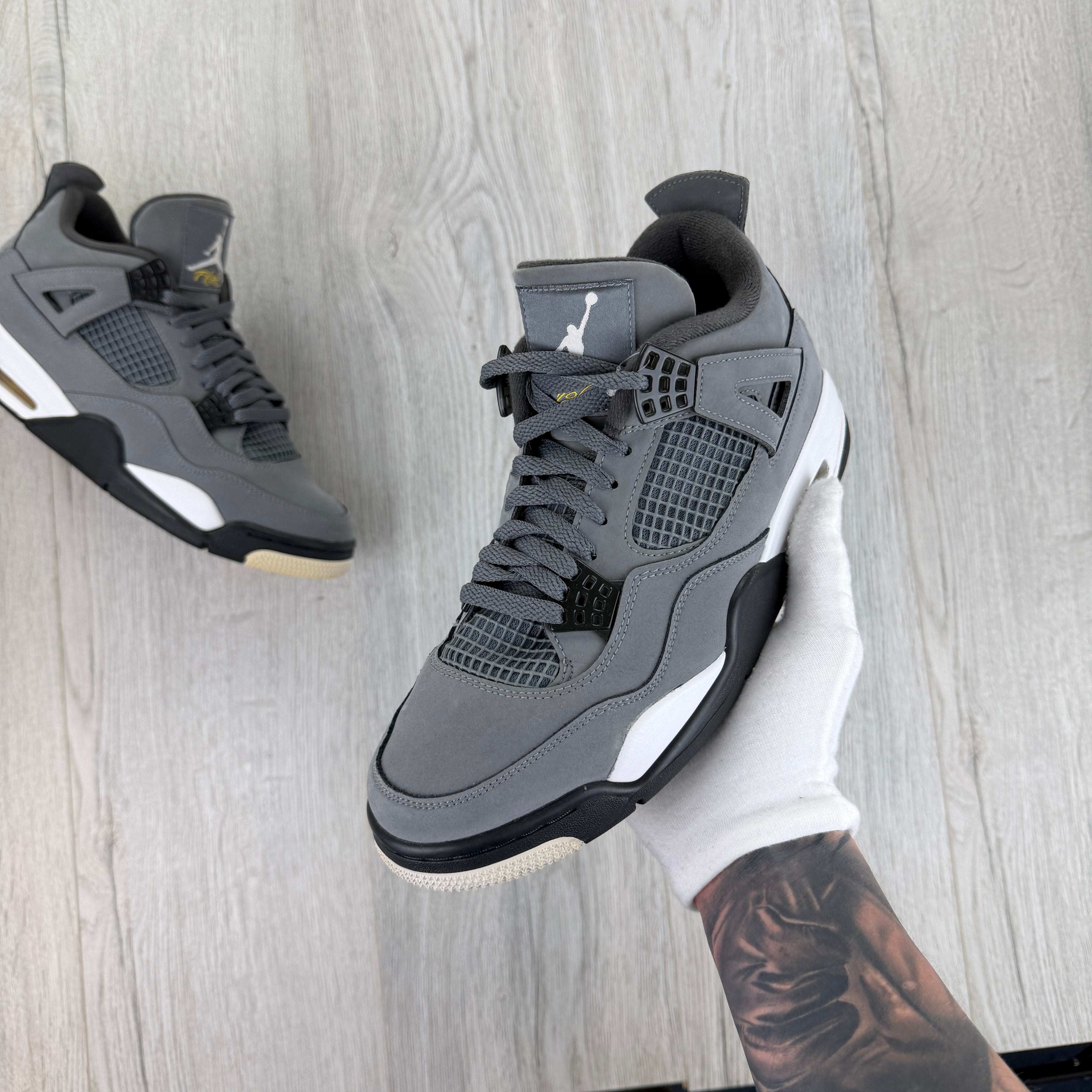 Jordan 4 Retro Men’s Cool Grey Trainers - Uk 8.5