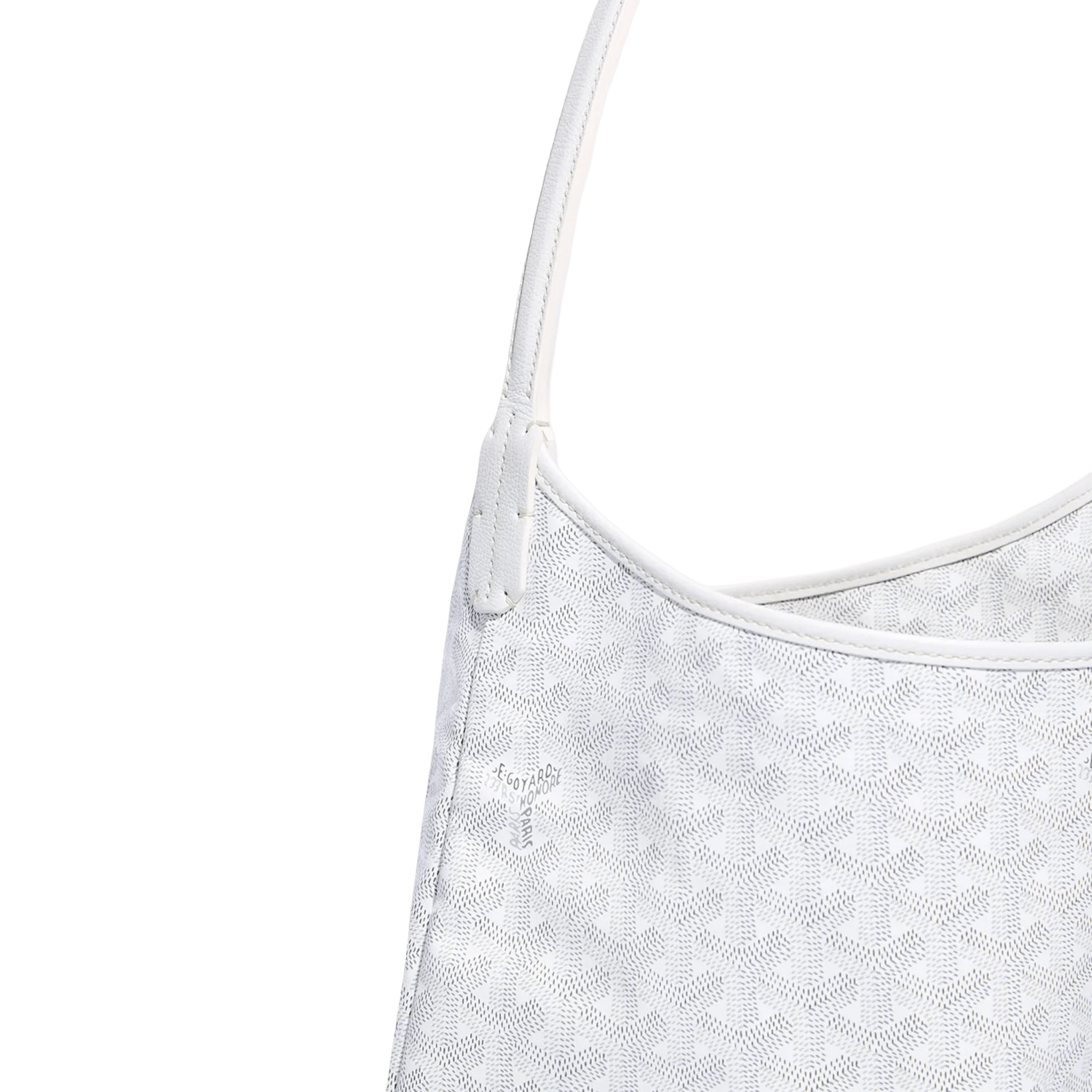 Goyard Boheme Hobo Bag White