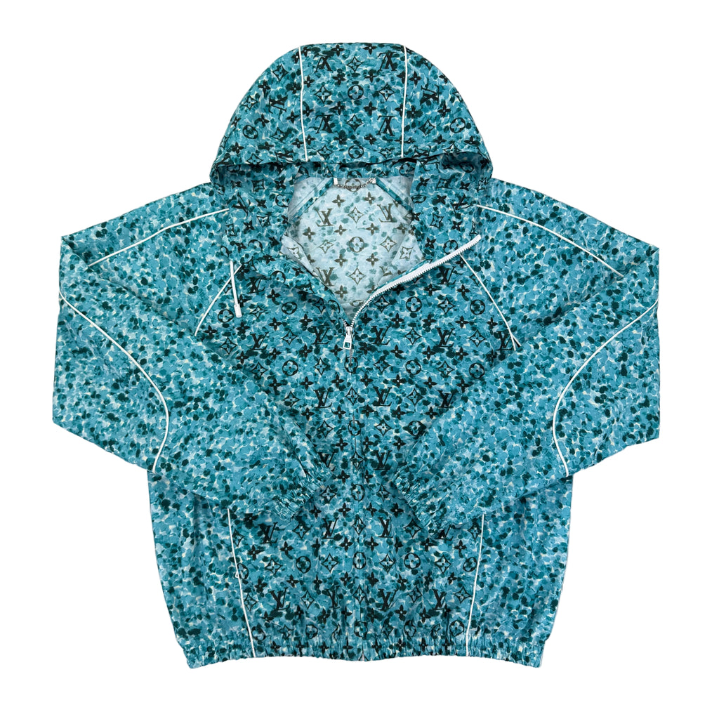 Louis Vuitton Men’s Pointillism Nylon Monogram Windbreaker - Size 50