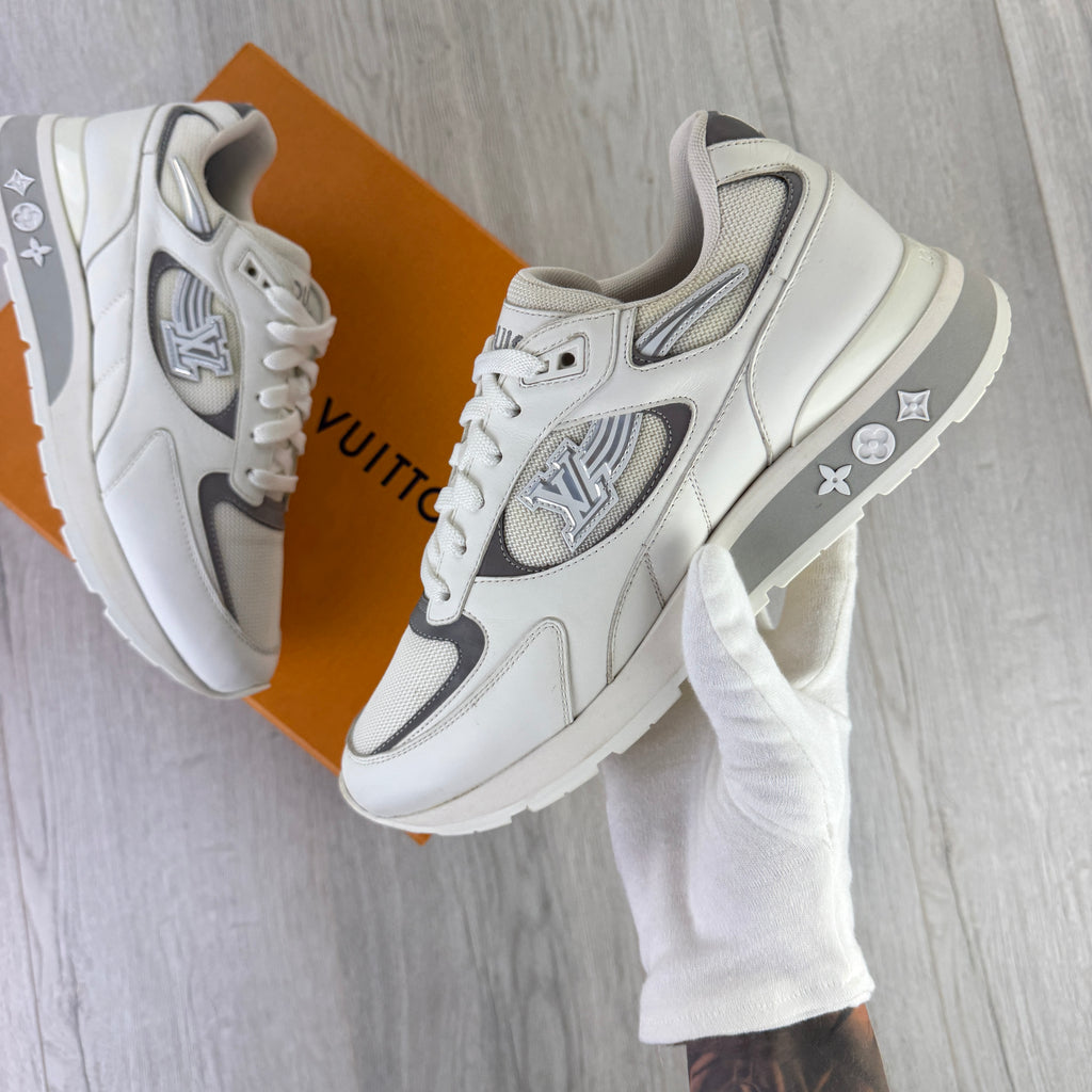 Louis Vuitton Men’s White Run Away Trainers - Uk 8 (Fit Uk 8.5)