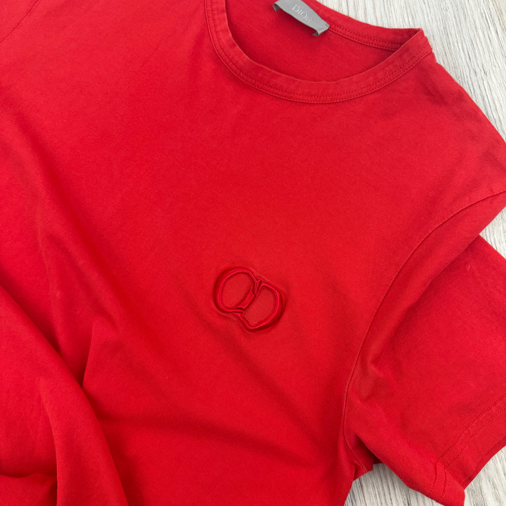 Christian Dior Men’s Red T-shirt - Large Slim