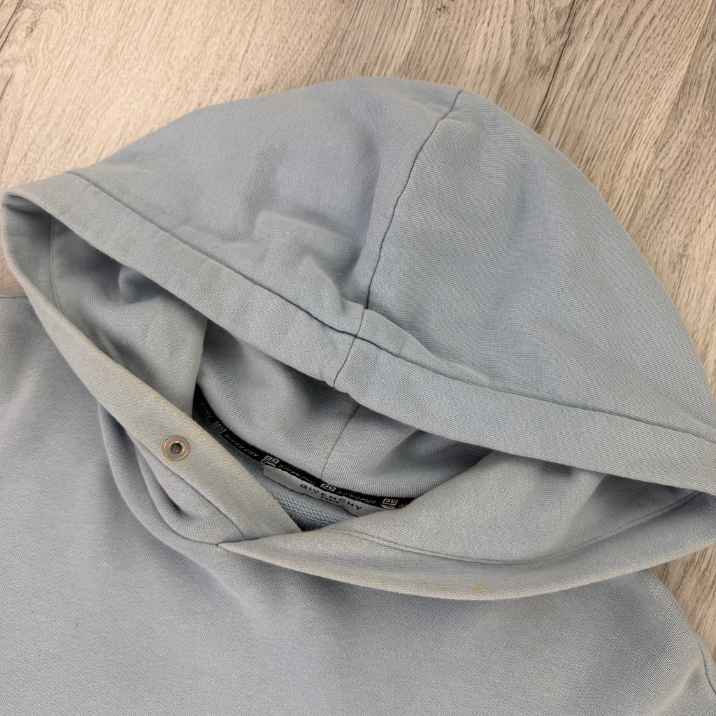 Givenchy Men’s Blue Pullover Hoodie - Medium (Fit Large)
