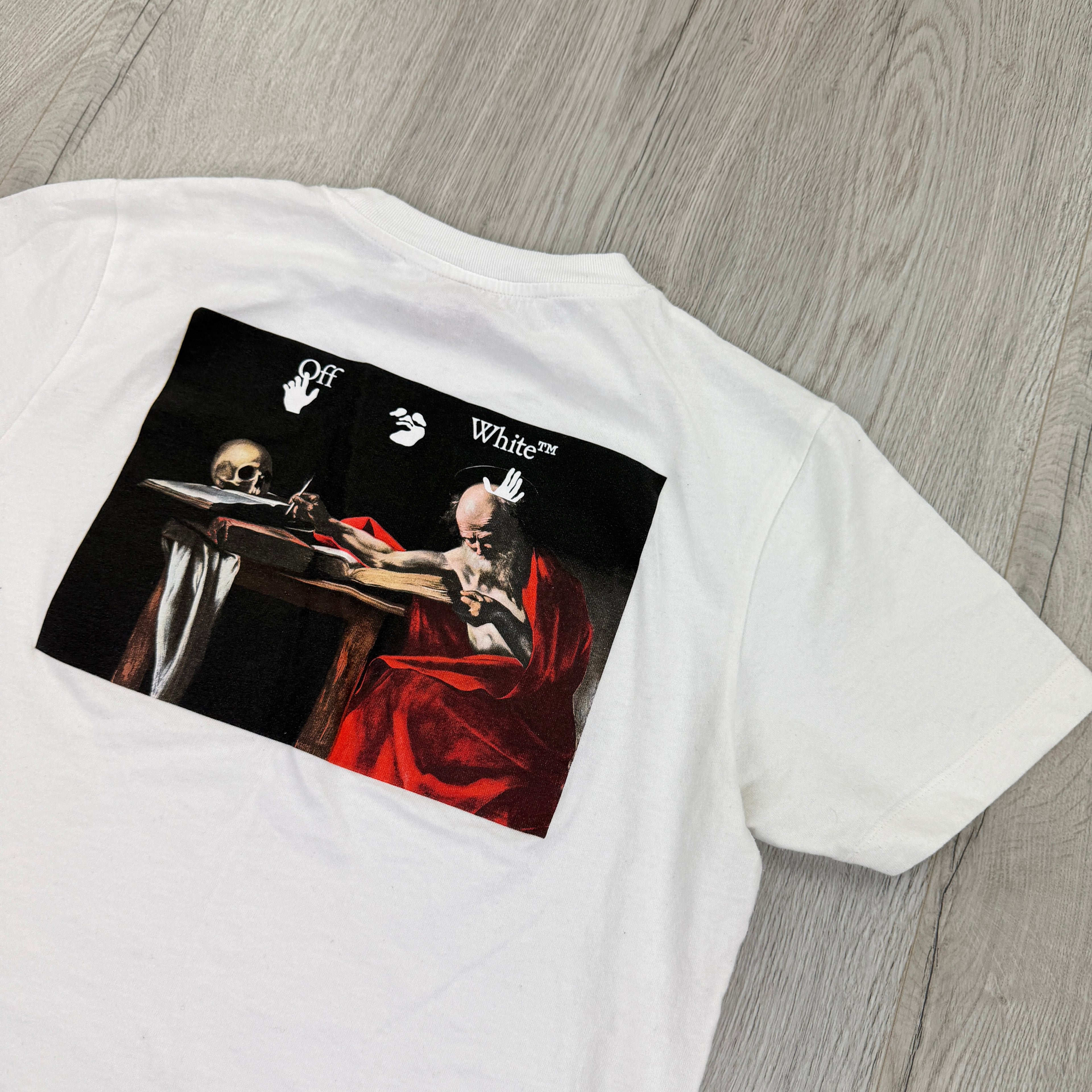 Off White Men’s White Caravaggio T-shirt - XS