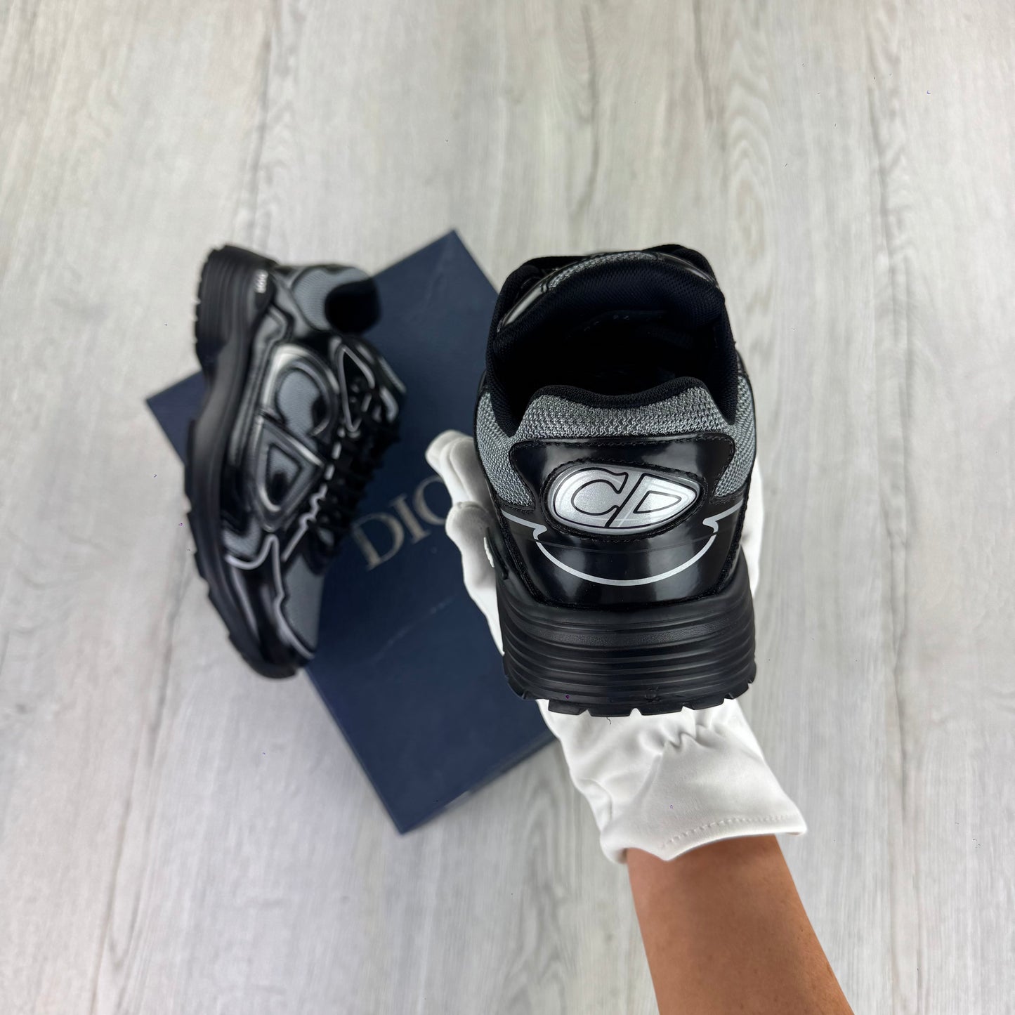 Dior B30 Men’s Black Countdown Trainers - 41 ( Fit Uk 7)