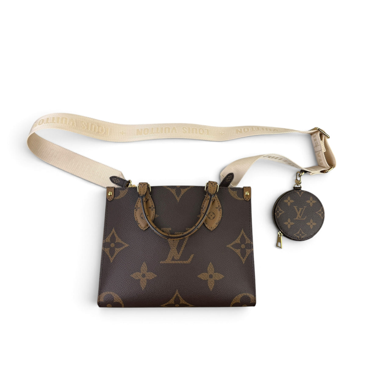Louis Vuitton Women’s Brown Monogram Reverse OnTheGo PM Bag