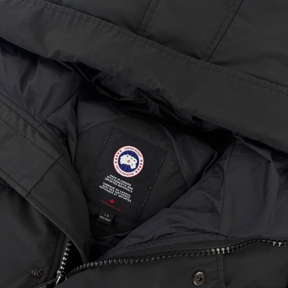 Canada Goose Men’s Black MacMillan Jacket - Large