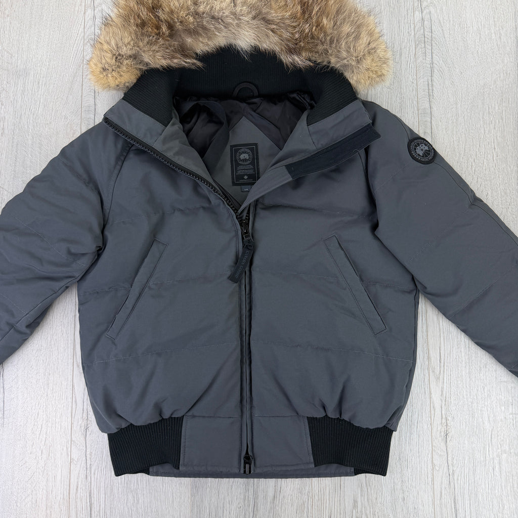 Canada Goose Women’s Graphite Savona Bomber Parker Jacket - Large
