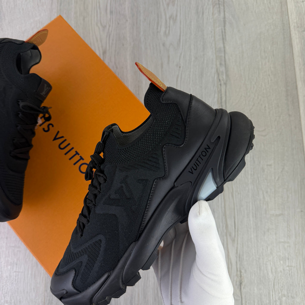 Louis Vuitton Men’s All Black Tatic Trainers - Uk 9 (Fit 10)