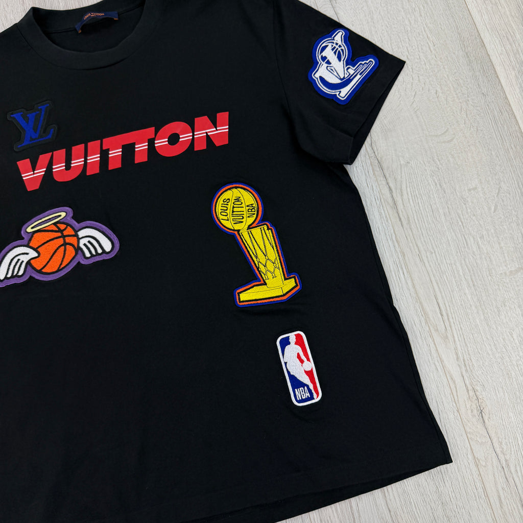 Louis Vuitton x NBA Black T-shirt - Medium
