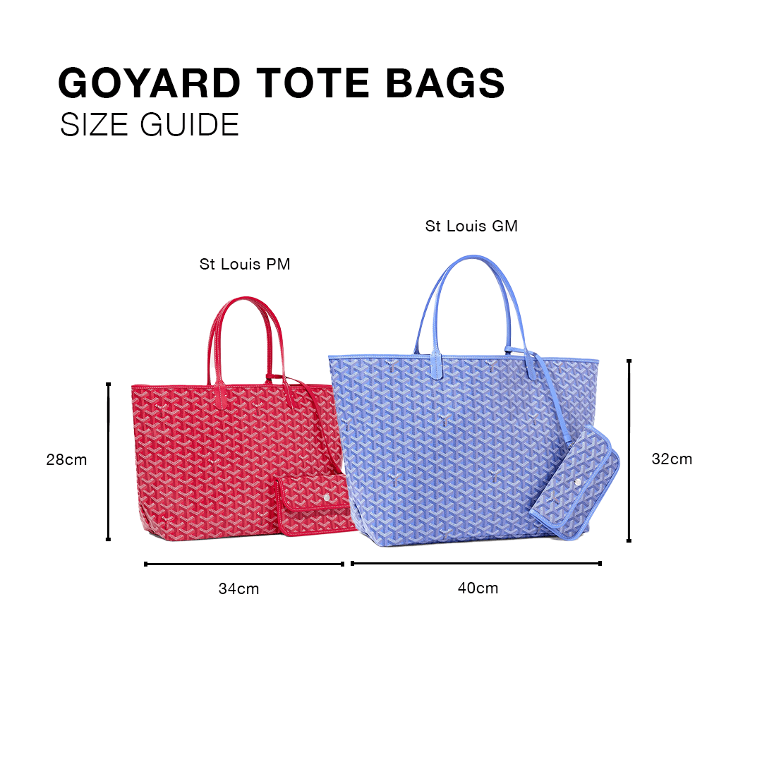 Goyard Saint Louis GM Tote Bag Red