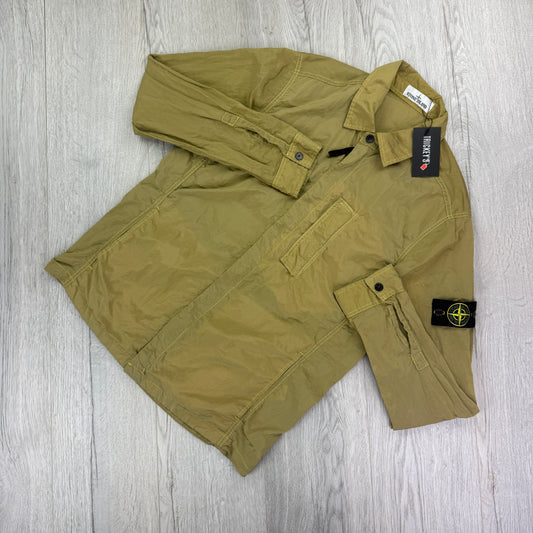 Stone Island Men’s Metal Nylon Zip-up Overshirt - Large