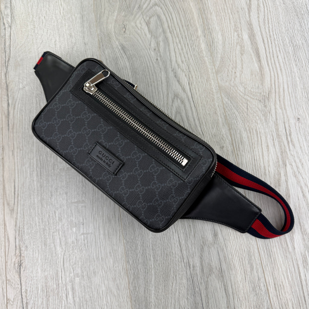 Gucci Men’s GG Black Belt Bag