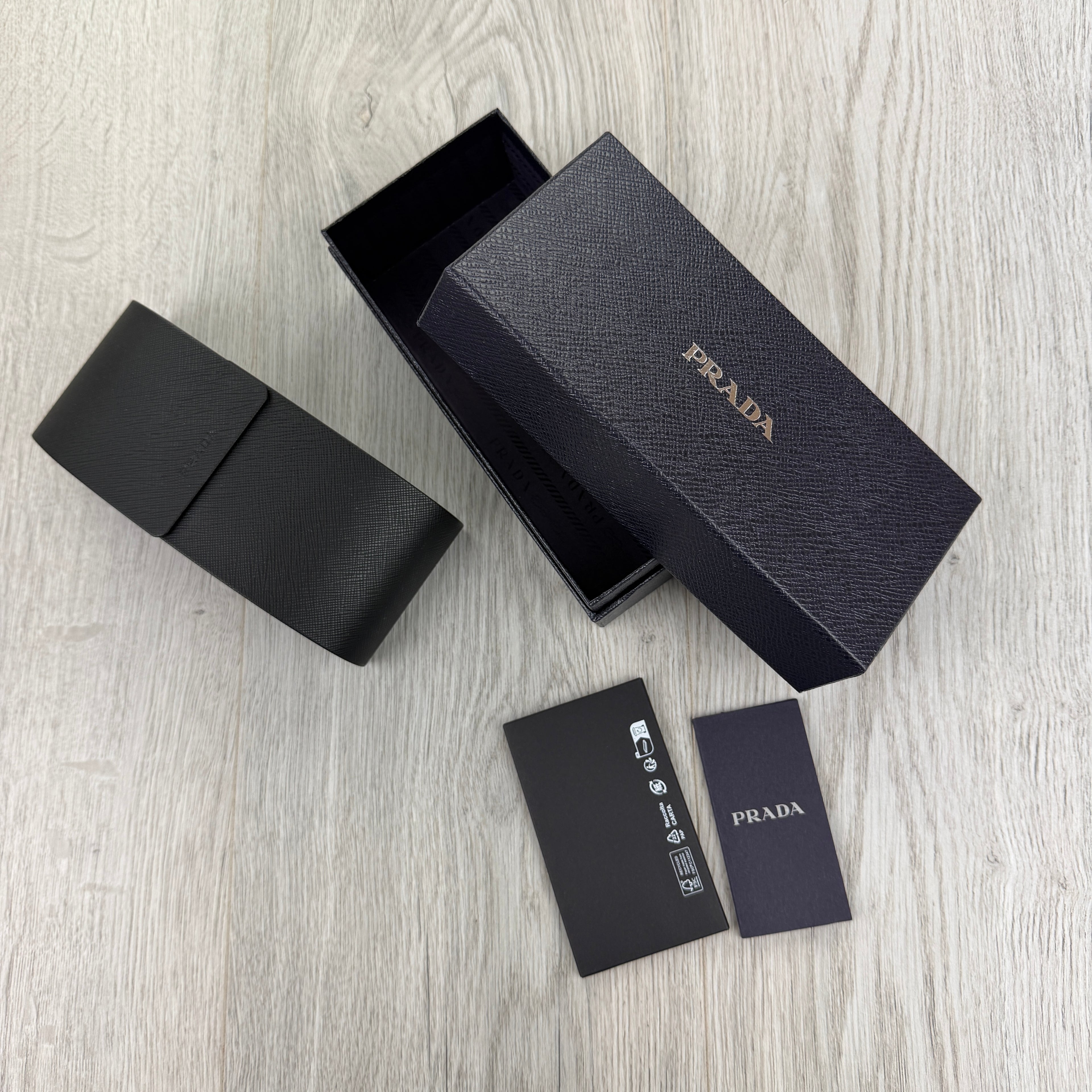 Prada Women’s Opaque Gradient Dark Brown Lenses Sunglasses