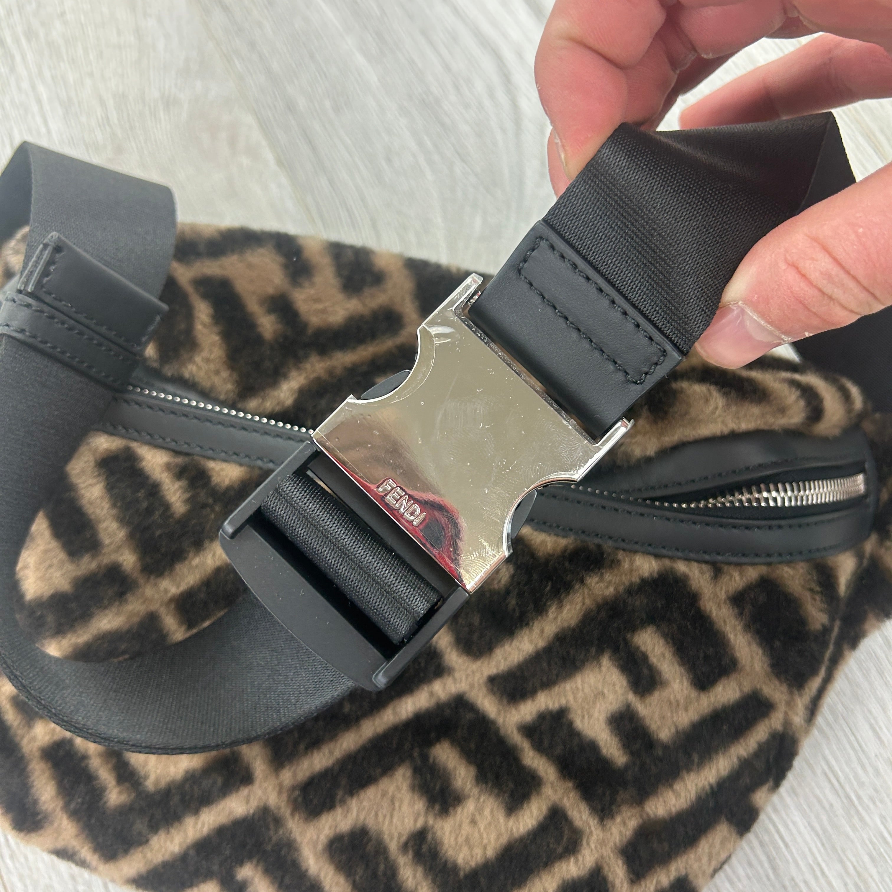 Fendi fur belt bag sales