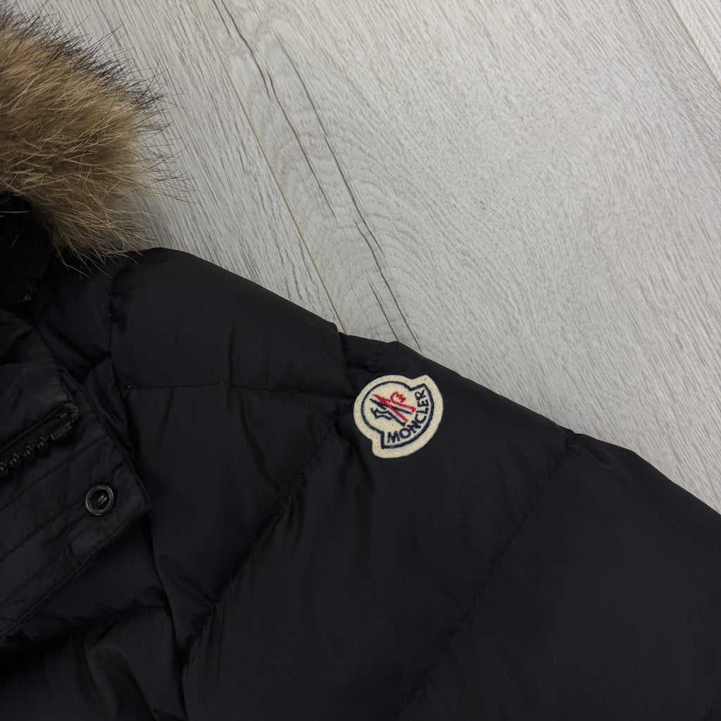 Moncler Men’s Cluny Giubnotto Black Down Jacket - Size 4