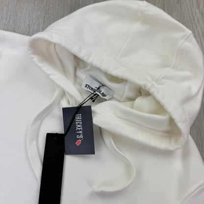Stone Island Men’s White Pullover Hoodie