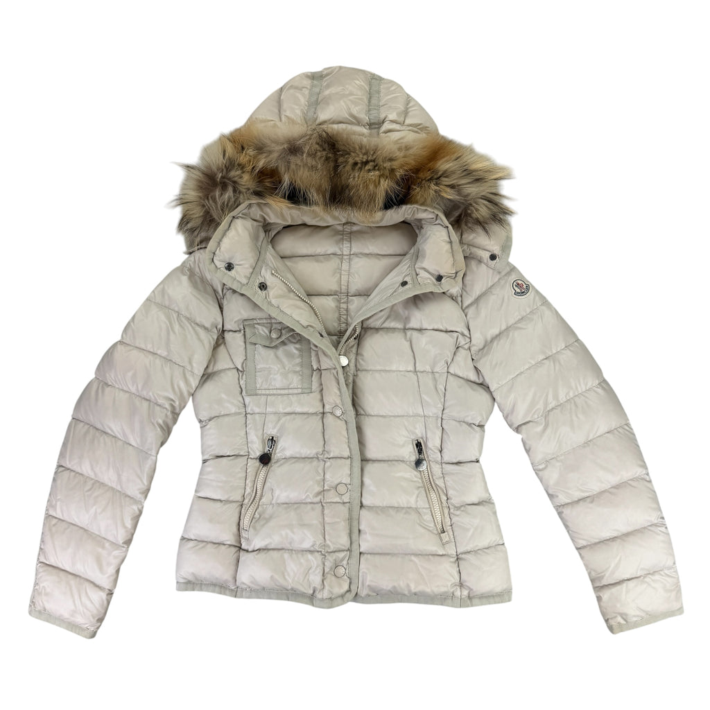Moncler Women’s Cream / Beige BadyF Down Jacket - Size 3 (Medium)
