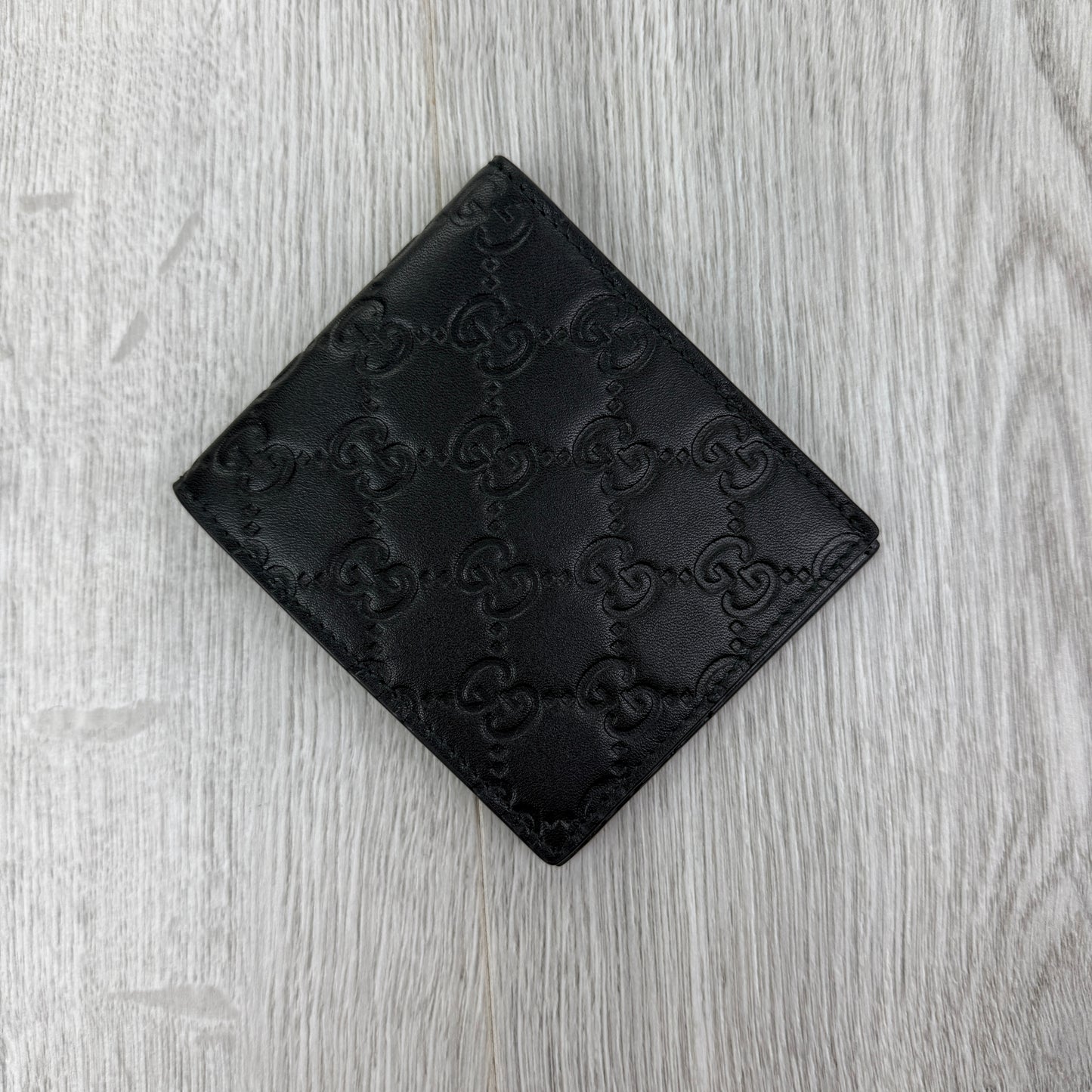 Gucci Men’s GG Leather Monogram Wallet