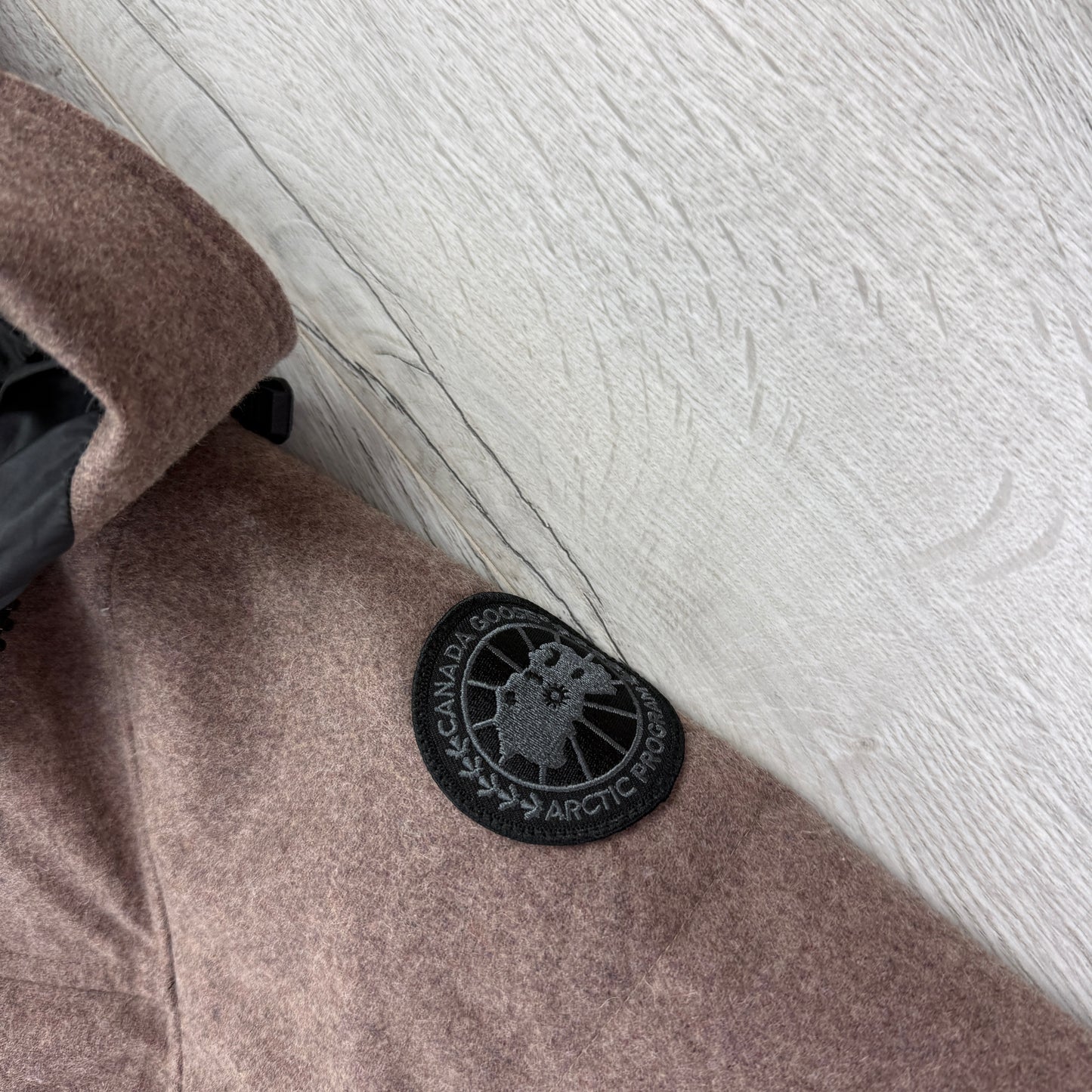 Canada Goose Men’s Quicksand Melange Wool MacMillan Jacket - Small