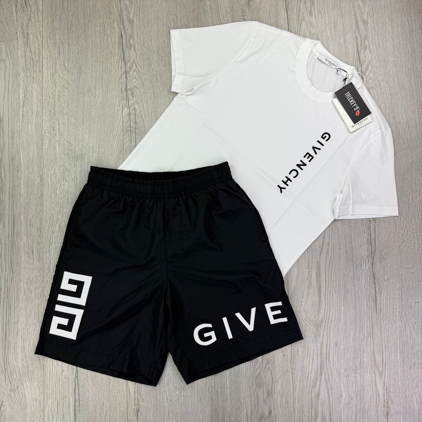 Givenchy Men’s T-shirt & Swim Short Set