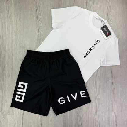 Givenchy Men’s T-shirt & Swim Short Set