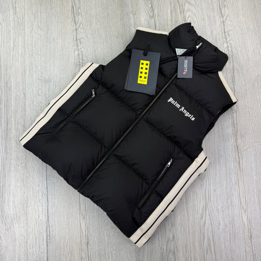Moncler x Palm Angels Men’s Black Down Gilet - Size 2