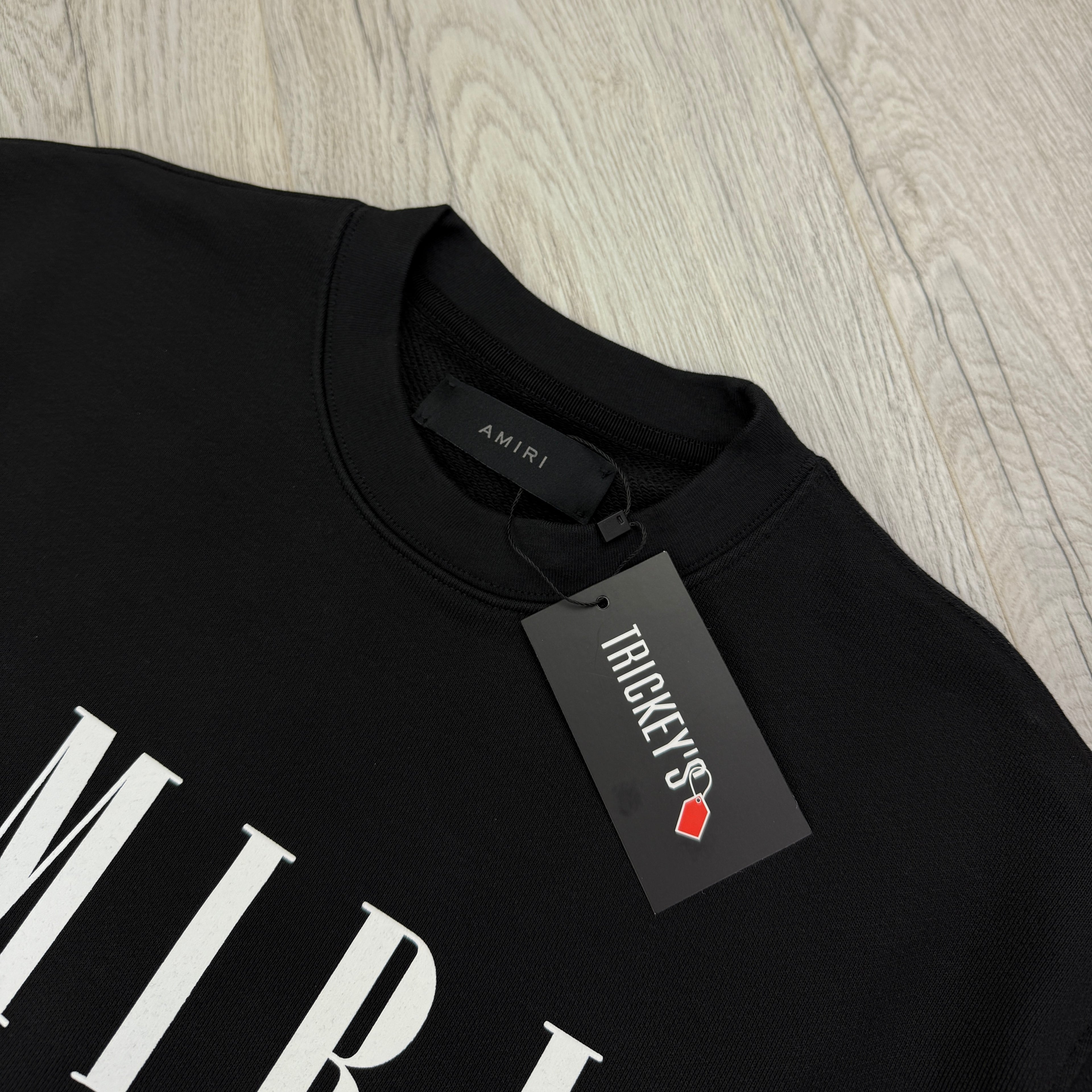 Amiri Men’s Black Crewneck Jumper