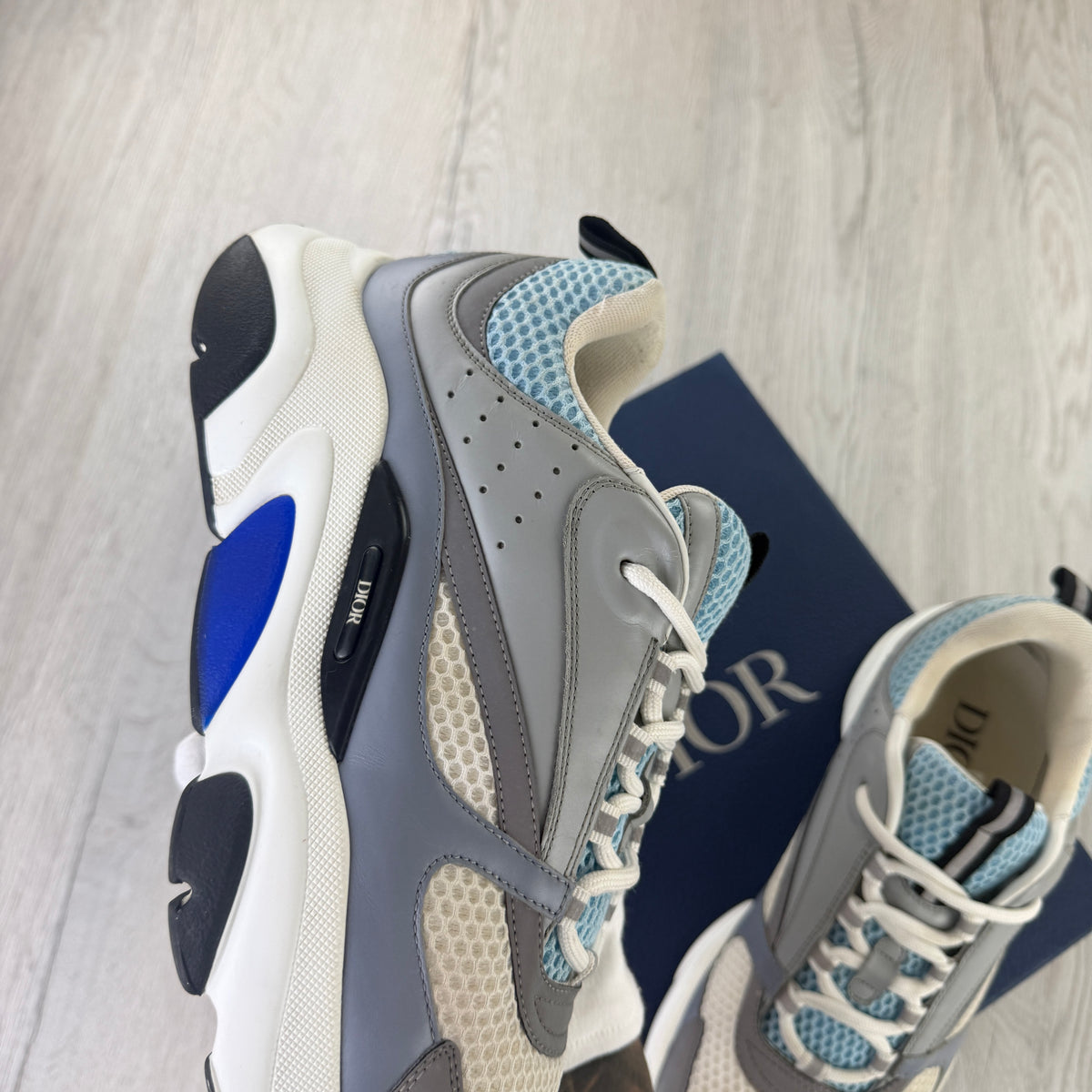 Dior B22 Men’s Baby Blue Runners - 44 (Fit Uk 9/9.5)
