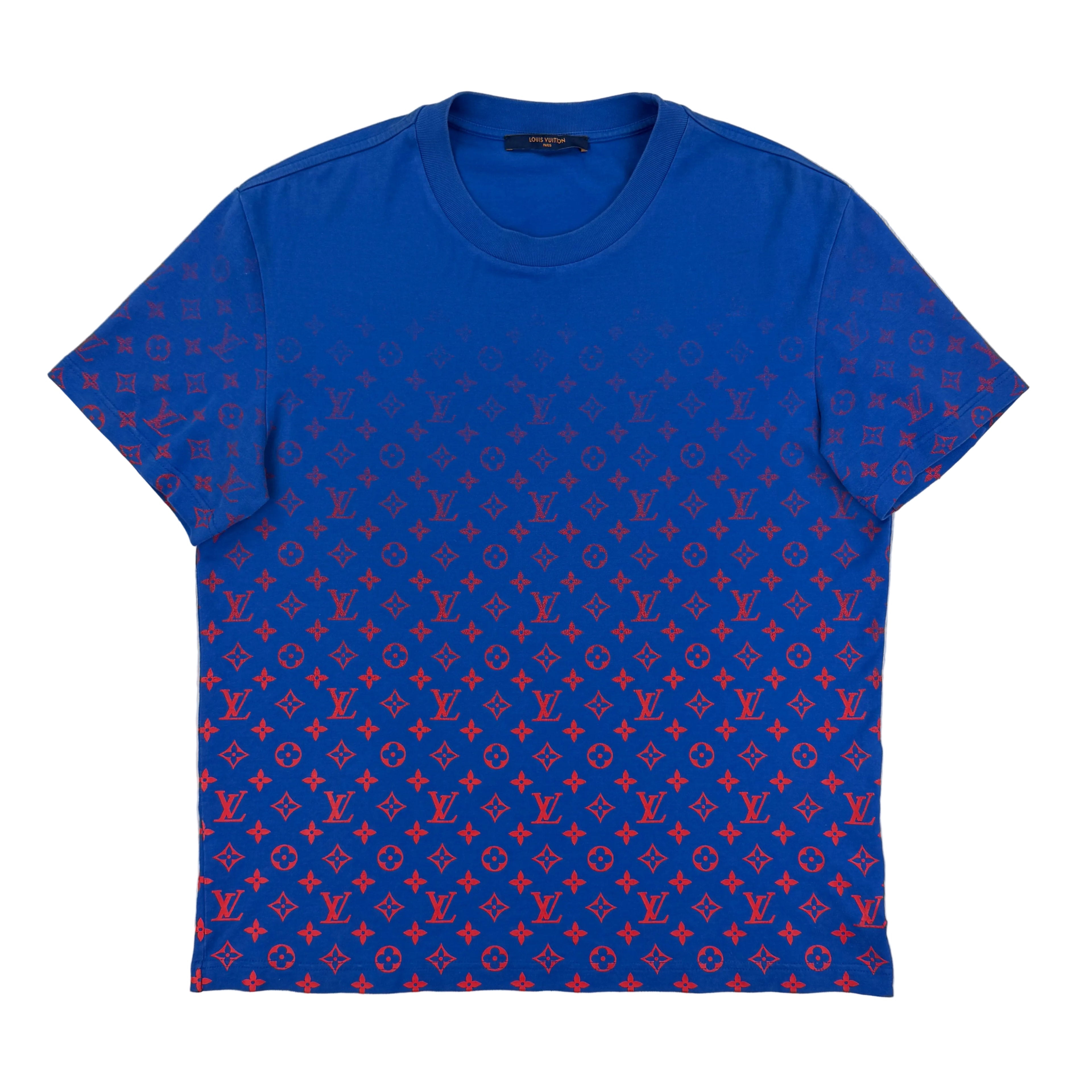 Louis Vuitton Men’s Blue & Red Gradient T-shirt