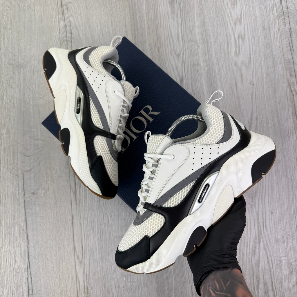 Dior B22 Men’s Black & White Trainers - 44 (Uk 9/9.5)