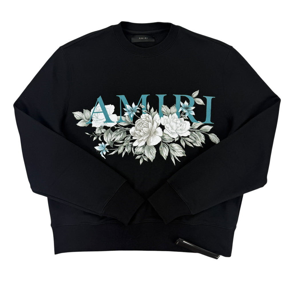 Amiri Men’s Black Crewneck Jumper - Medium
