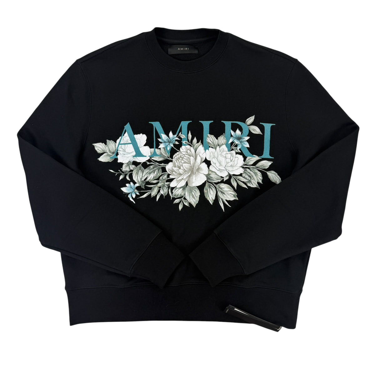 Amiri Men’s Black Crewneck Jumper - Medium