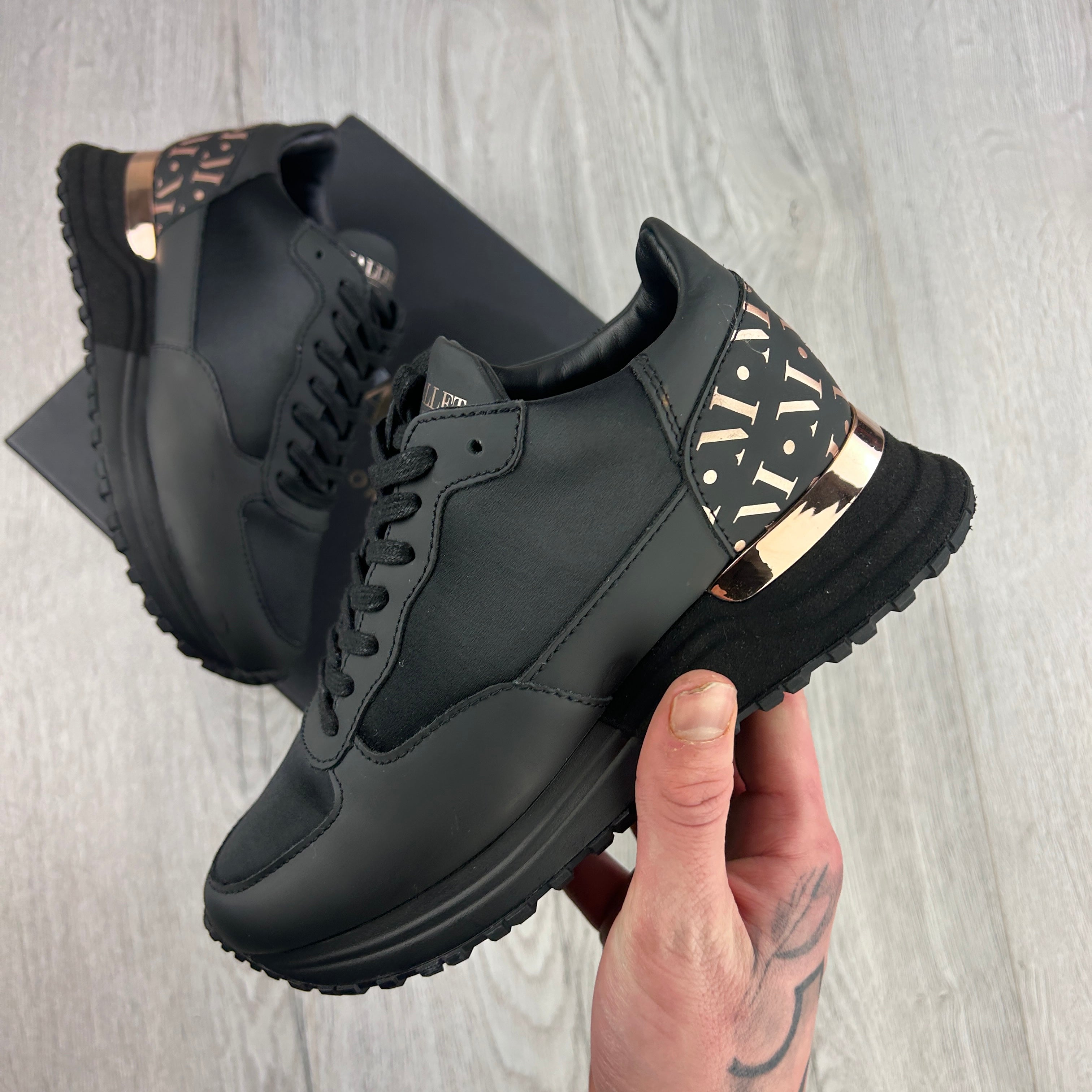 Mallet London Women’s Black Rose Gold - Uk 3