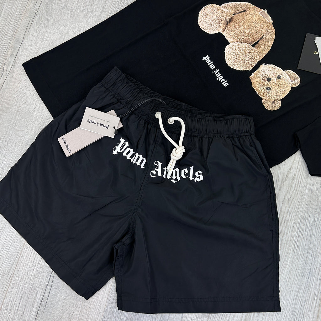 Palm Angels Men’s Black Full Summer Set