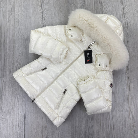 Moncler Women’s Cream / Beige BadyF Down Jacket - Size 0