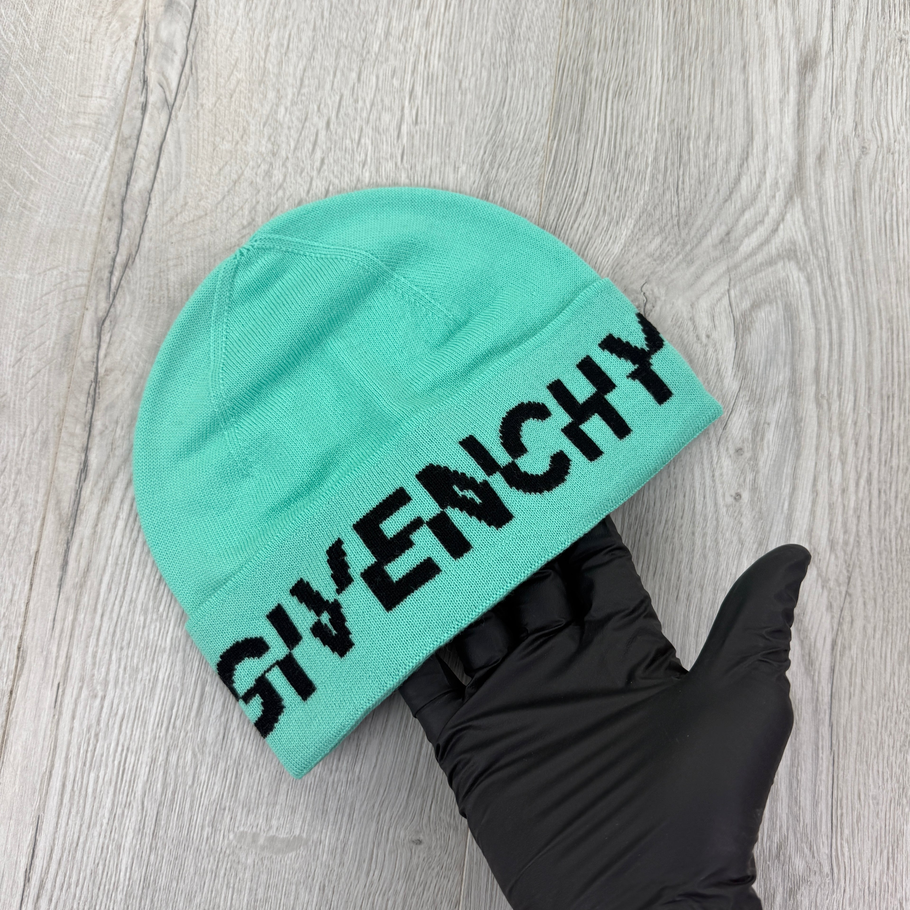 Givenchy Men’s Mint Wool Beanie