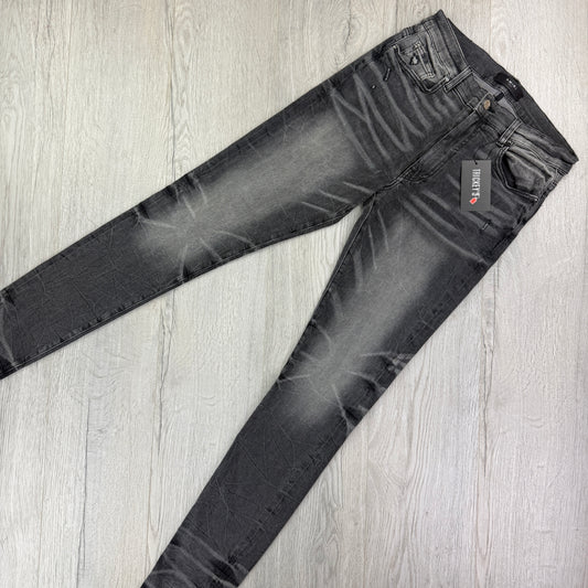 Amiri Men’s Grey Denim Black Jeans - Uk 31