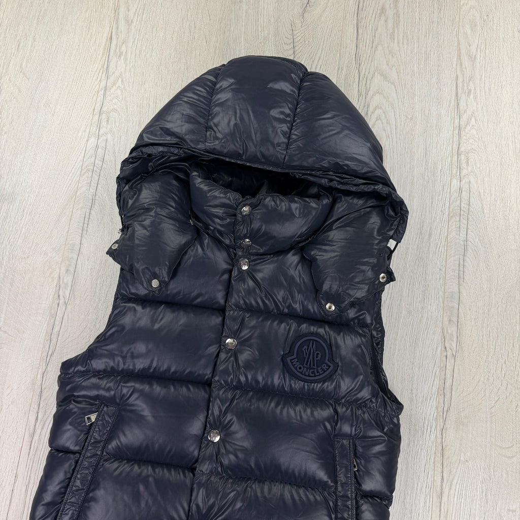 Moncler Tarnos Giubbotto Men’s Navy Puffer Jacket - Size 0