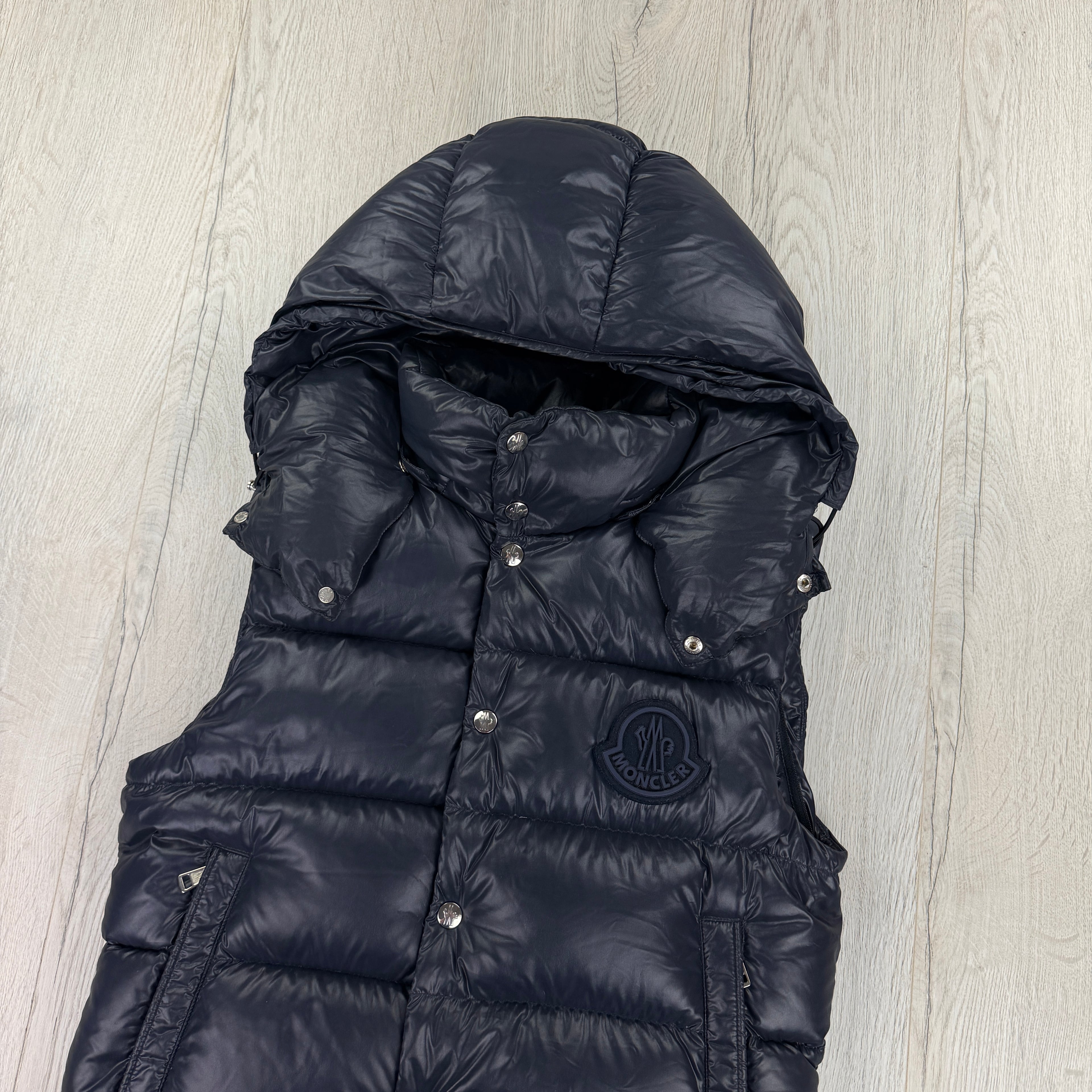 Moncler Tarnos Giubbotto Men’s Navy Puffer Jacket - Size 0