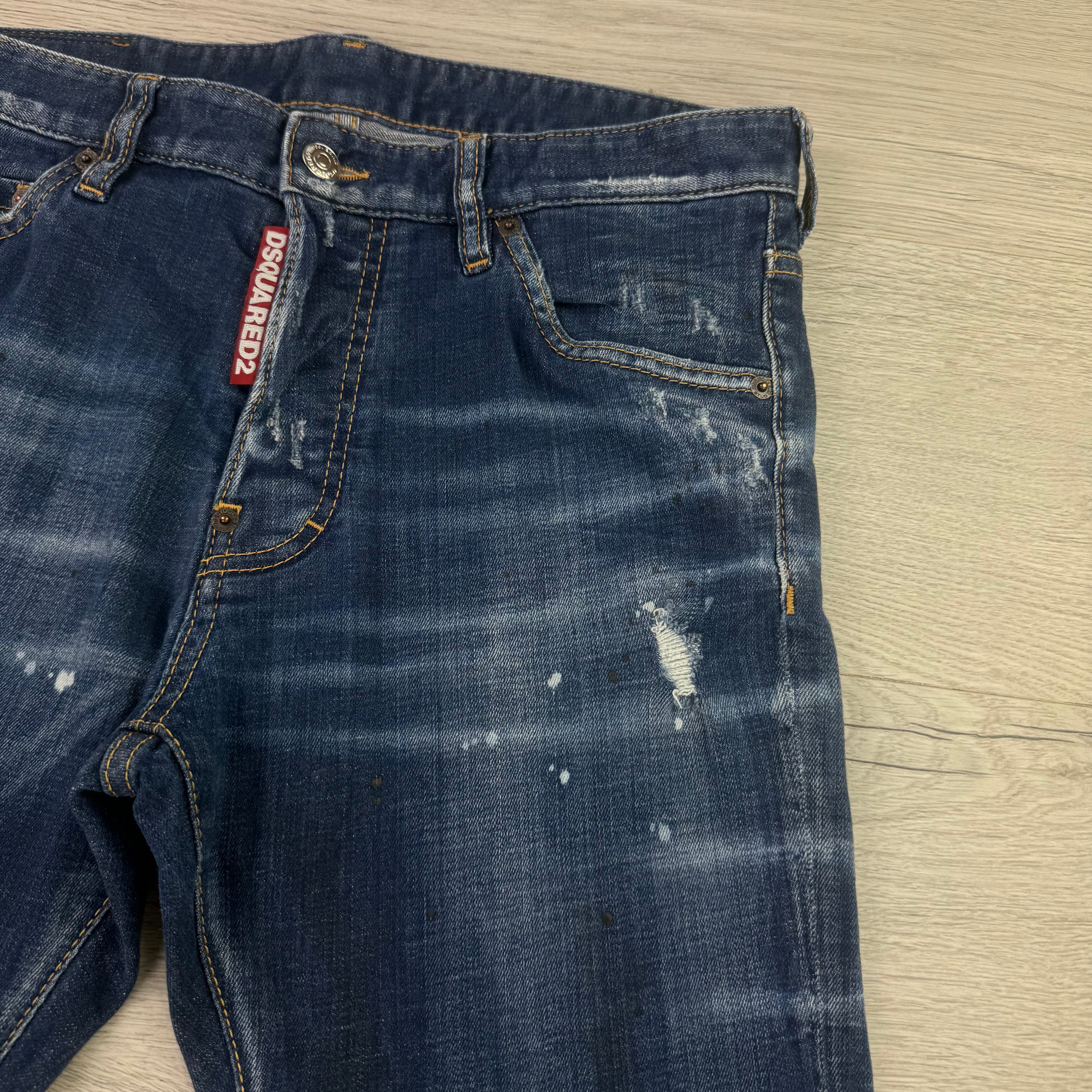 Dsquared2 Men’s Blue Distressed Cool Guy Jeans - 48 (Uk 32)