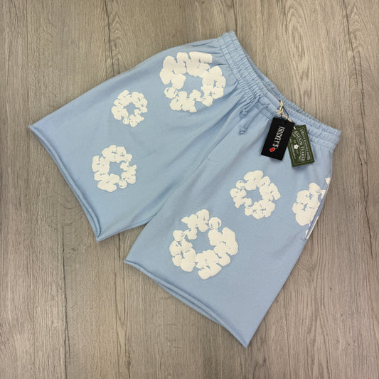 Denim Tears Baby Blue Jersey Shorts