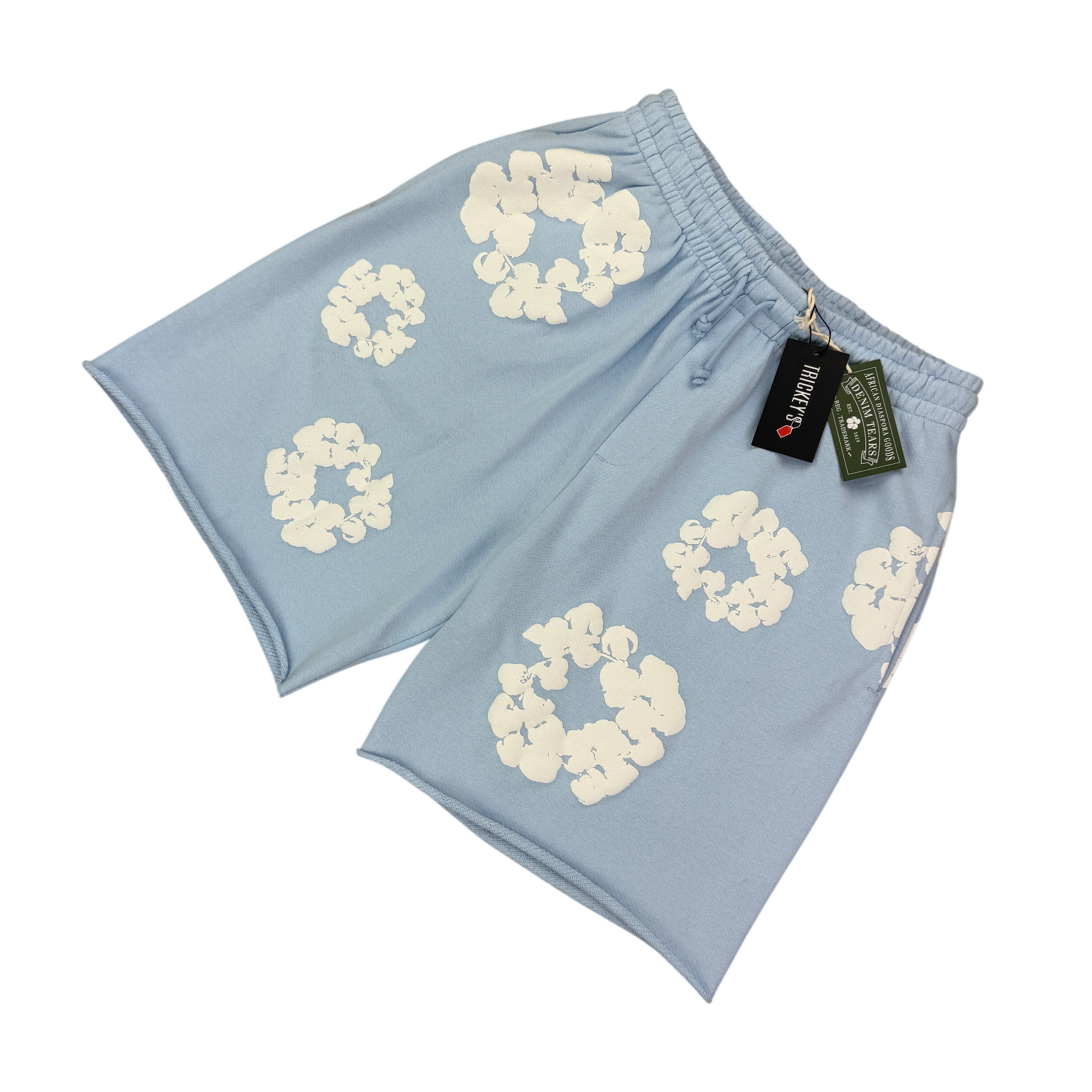 Denim Tears Baby Blue Jersey Shorts