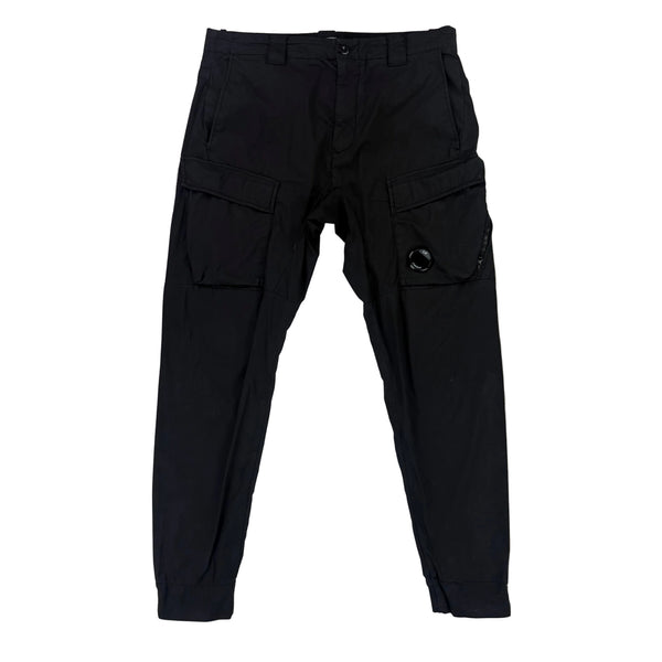 Cp Company Men’s Black Cargo Trousers - 48 (Uk 32)