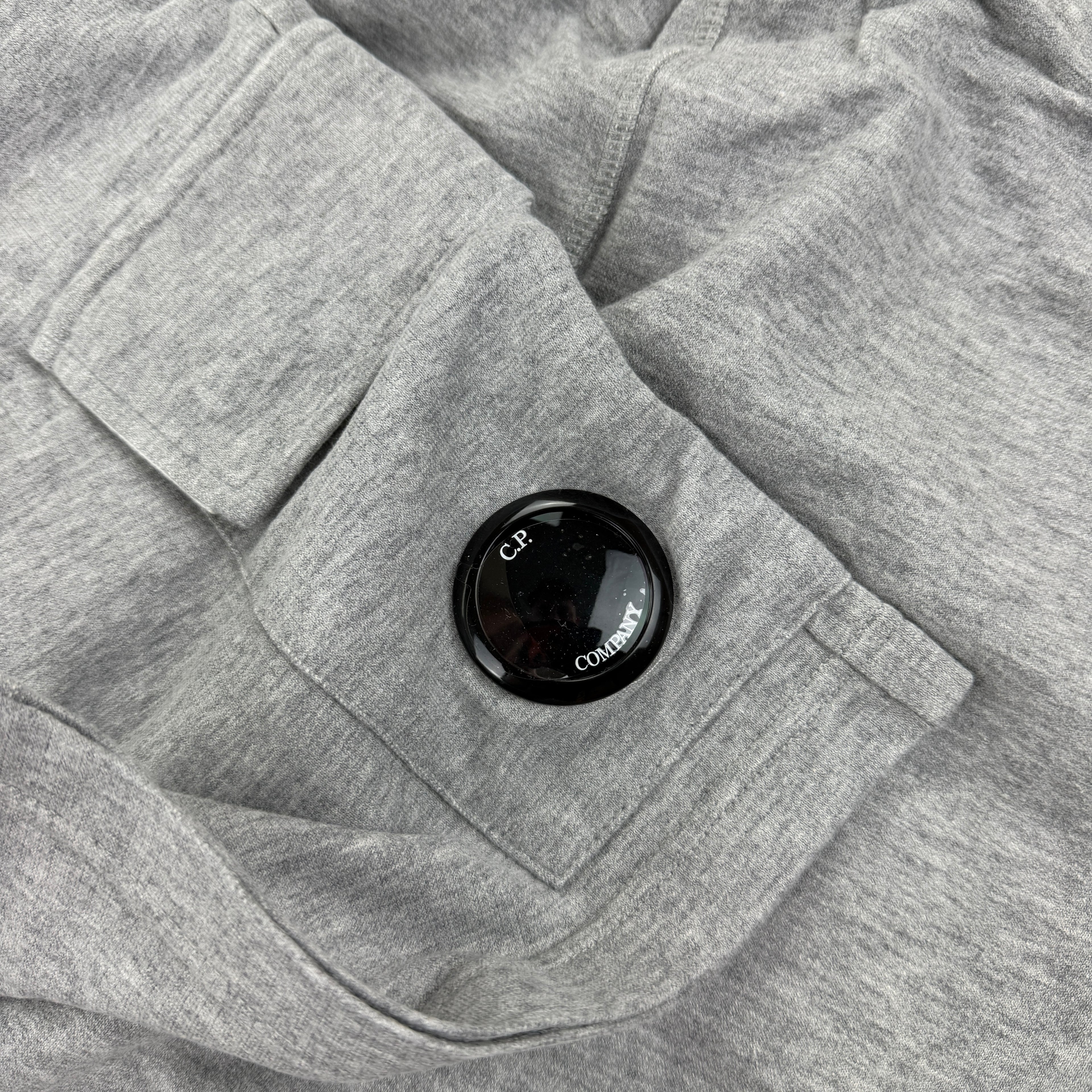 Cp Company Men’s Grey Shorts & Black T-shirt Set
