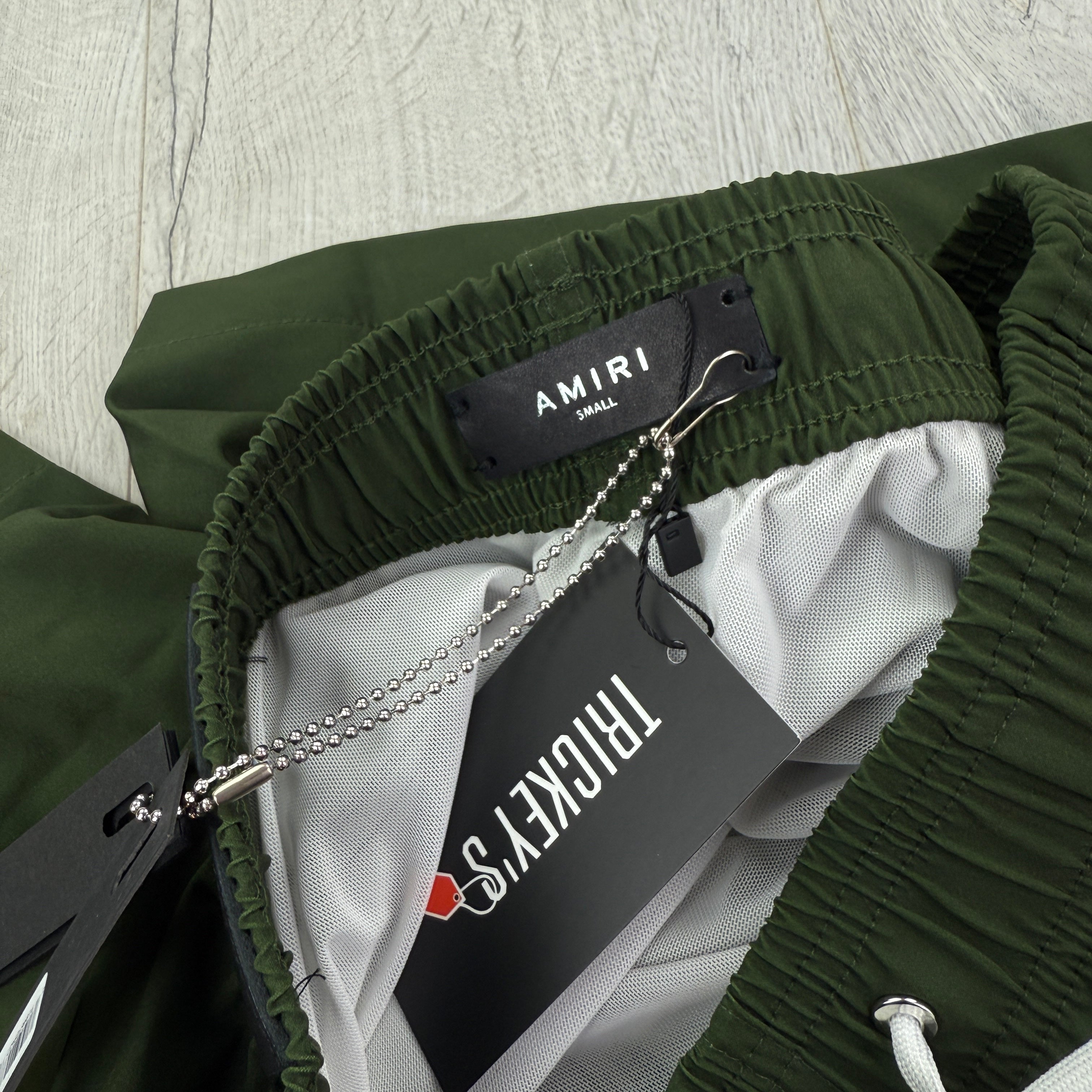 Amiri Men’s Khaki Swim Shorts