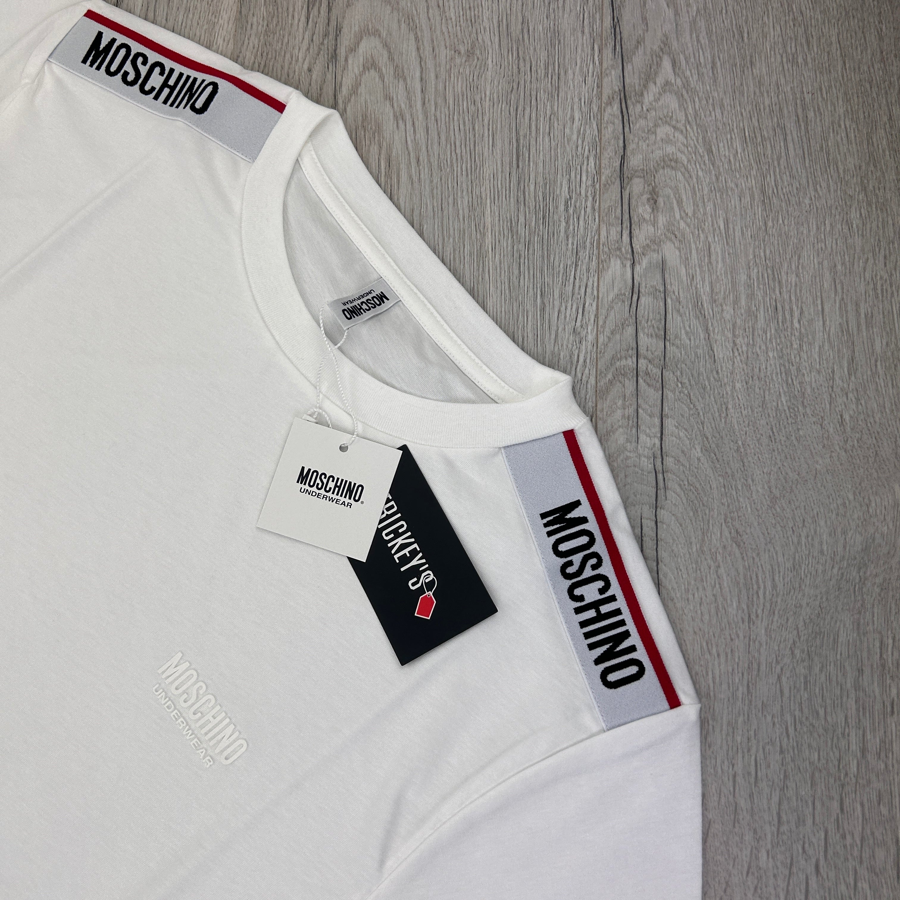 Moschino Men’s White short sleeve T-shirt