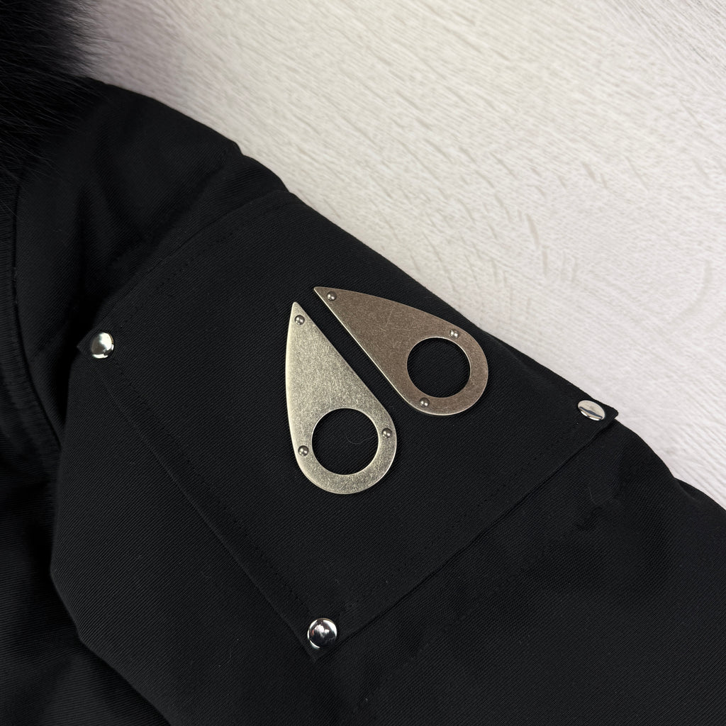 Moose Knuckles Men’s Black 3Q Parker Jacket - Small