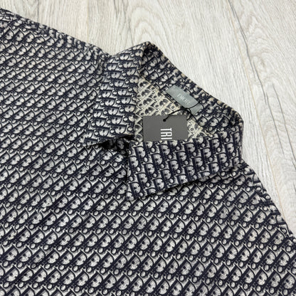 Dior Men’s Oblique Short Sleeve Shirt - 41 (M/L)