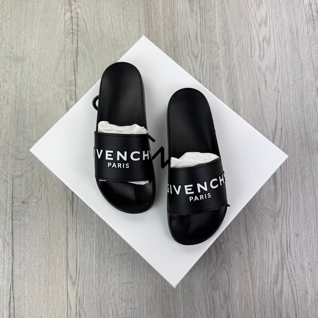 Givenchy Men’s Black Sliders
