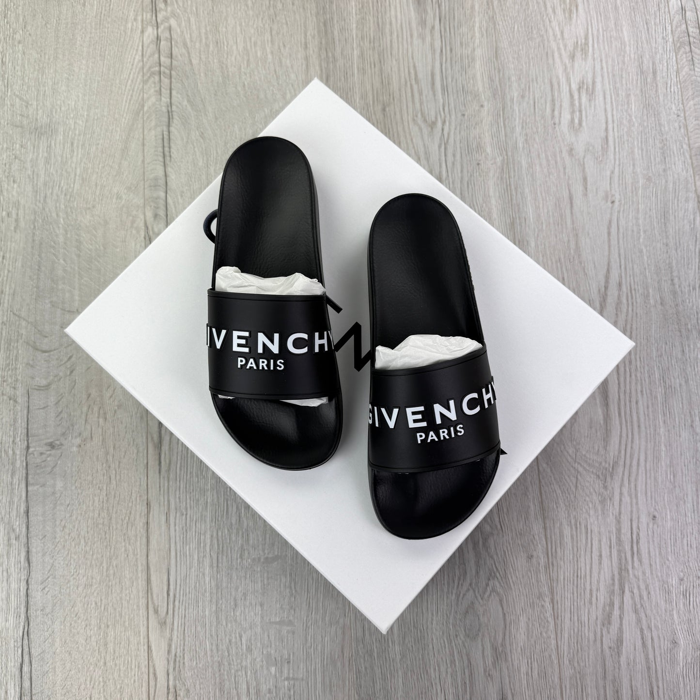 Givenchy Men’s Black Sliders